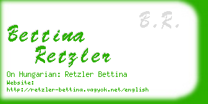 bettina retzler business card